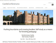 Tablet Screenshot of castleconference.com